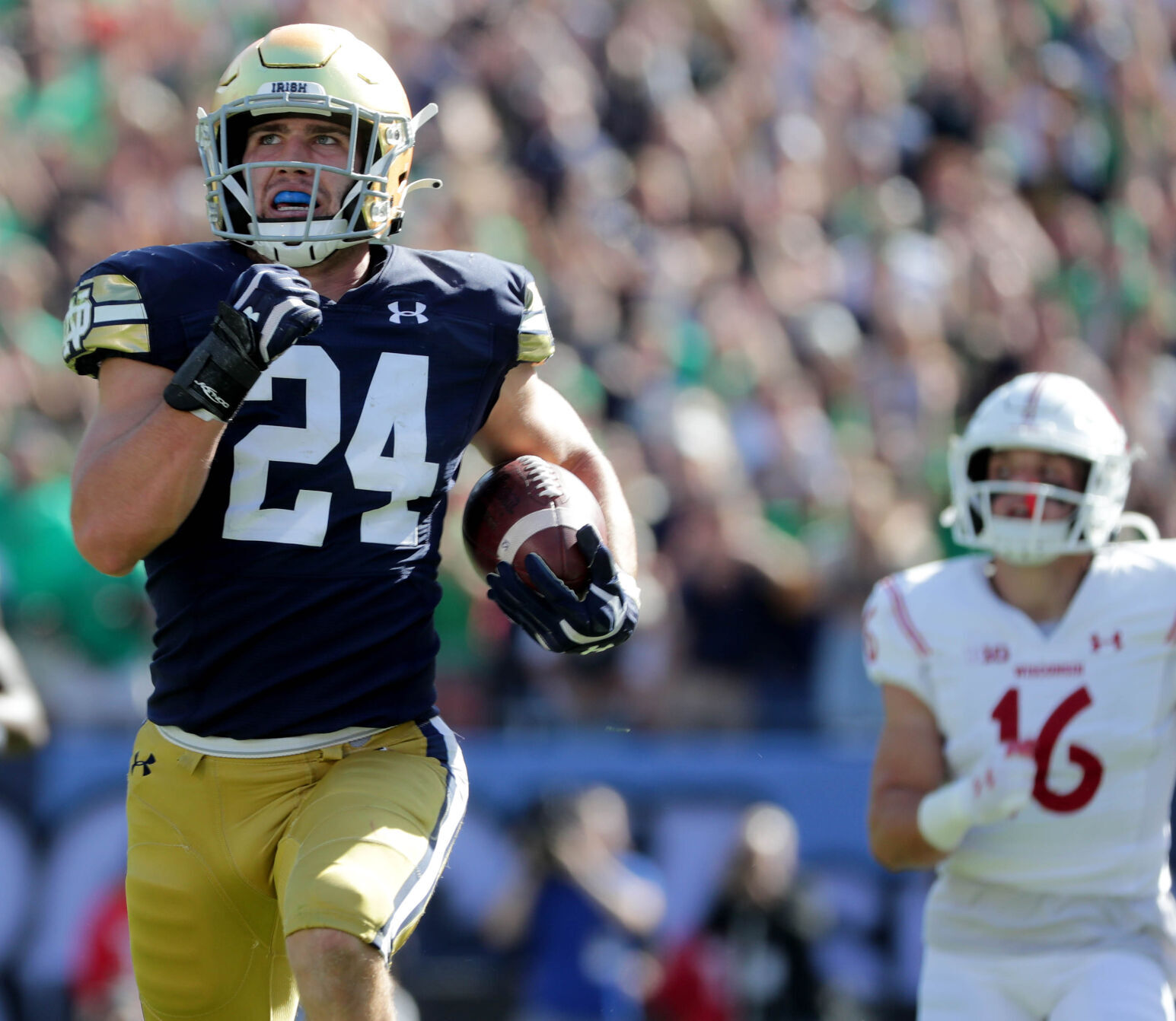 NCAA Football: Notre Dame at Wisconsin
